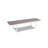 Ajha Rectangular Metal Extendable Outdoor Dining Table , 82'' in. W 39.25'' in. D-1565809120-1554354654