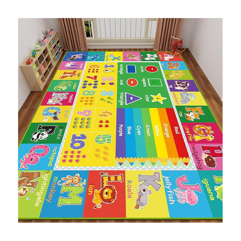 Tapis pour la petite enfance, Rectangle 3 pi 4 po x 4 pi 11 po
