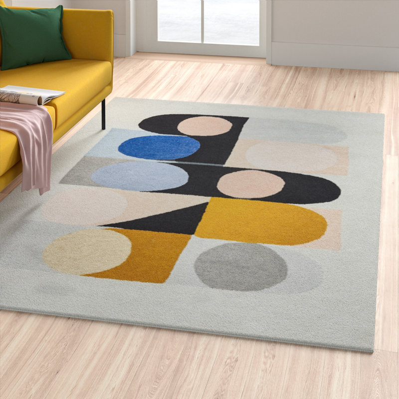 Shahig Abstract Hand Woven Area Rug, Rectangle 150 x 230cm