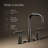 Purist Widespread Faucet with Drain Assembly Low Lever Handles and Low Gooseneck Spout-1680521619