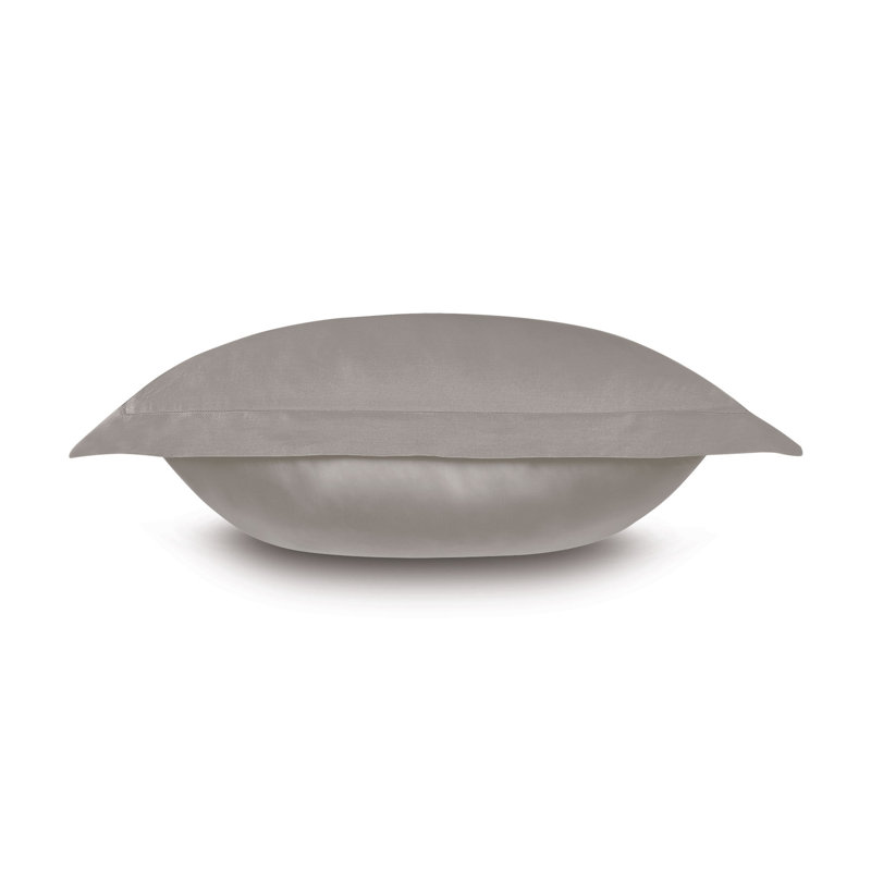 Deluca Cotton Pillow Sham, Dove, Standard