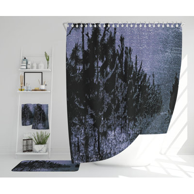 Navtej Polyester Shower Curtain Set