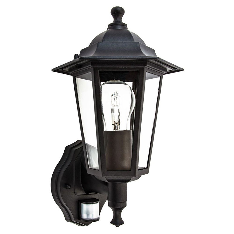 Bella Black Outdoor Wall Lantern