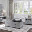 Table de bout avec rangement Dove Grey