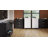 HON Brigade 600 Series Lateral File, 4 Drawers, Aluminum Pull, 36"W, Black-28140911