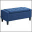 Repose-pieds avec rangement, banc de rangement rembourré en lin avec plateau relevable et capitonnage à boutons pour le salon-2138408067