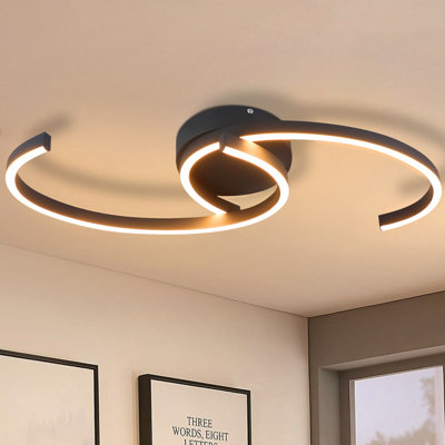 LED-Deckenleuchte 1-flammig Alvita, 60 cm