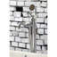 Robinet de baignoire autoportant à poignée simple 1 trou avec pomme de douche à main Kingston Brass English Country-23606398