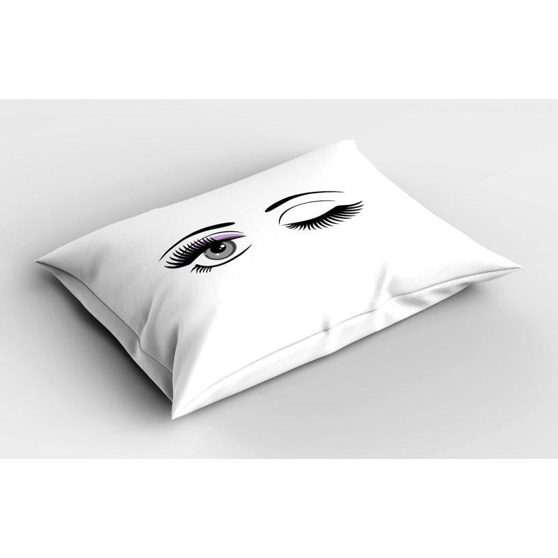 Eyelash Polyester Sham Set, Twin