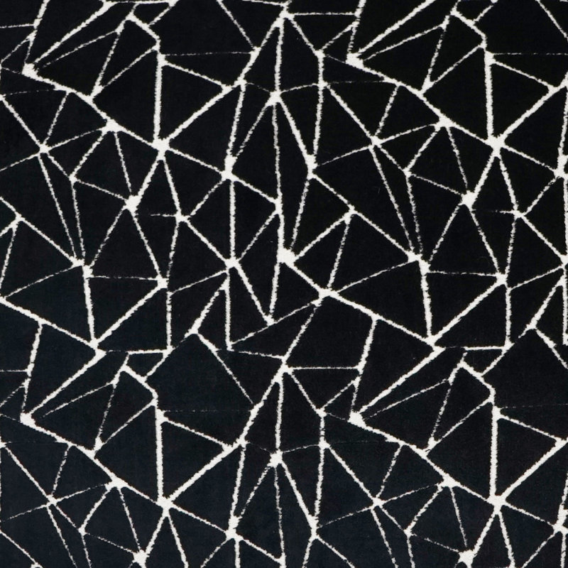 Finale Pillow Cover & Insert, Black, Square 20"
