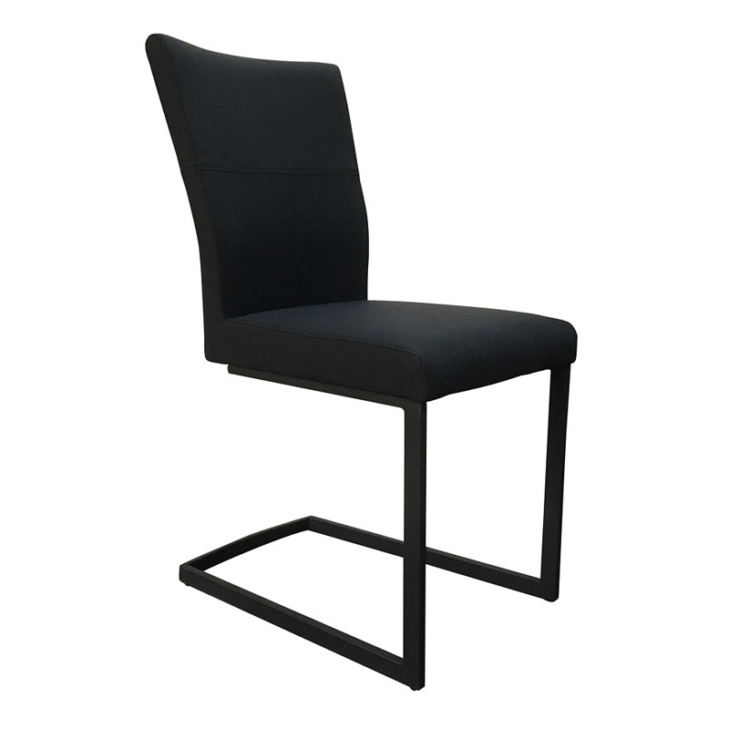 Evelyn 46cm H Upholstered Dining Chair, Antique Black