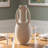 Ceramic Textured Decorative Vase with 4 Handles-114401420-114401423