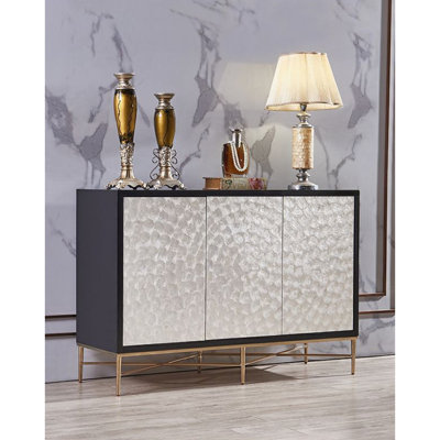 Light Luxury Shell-Door Accent Cabinet