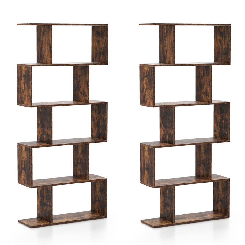 Cawanda Geometric Bookcase