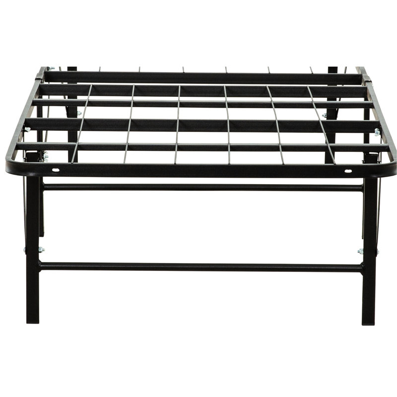 Durable Metal Platform Bed Base for Comfortable Sleep and Storage
