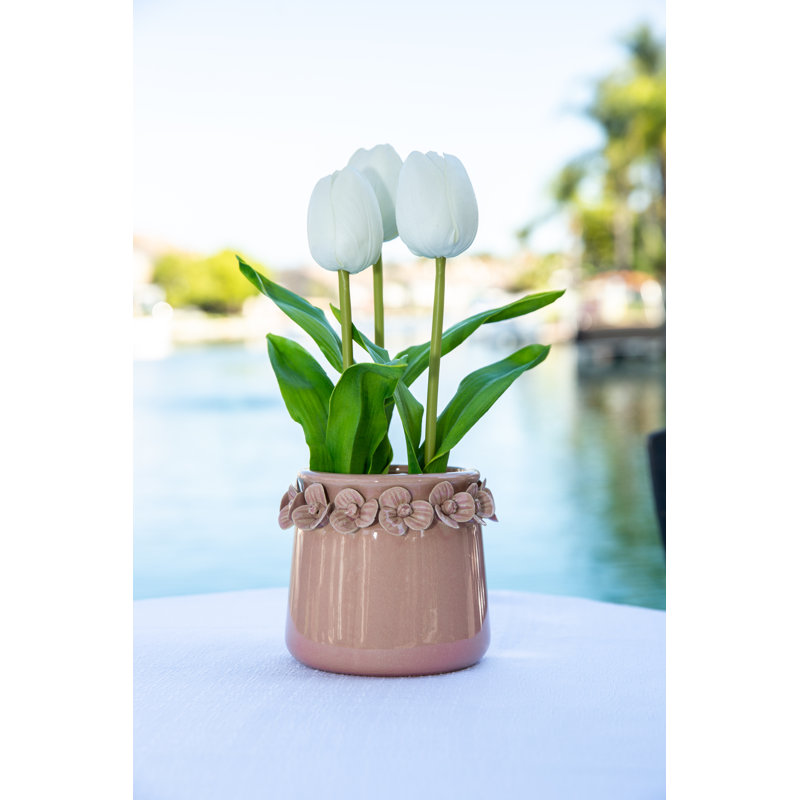 Tulip Arrangement in Planter