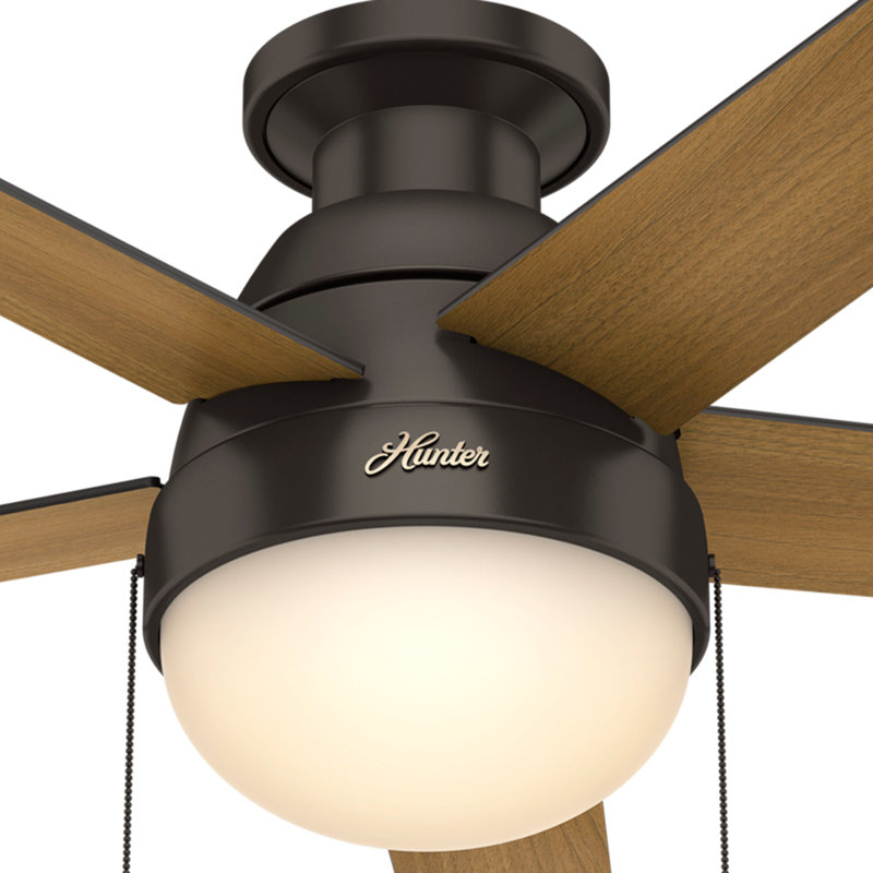 Premier Bronze 46" Anslee LED Ceiling Fan with Reversible Blades