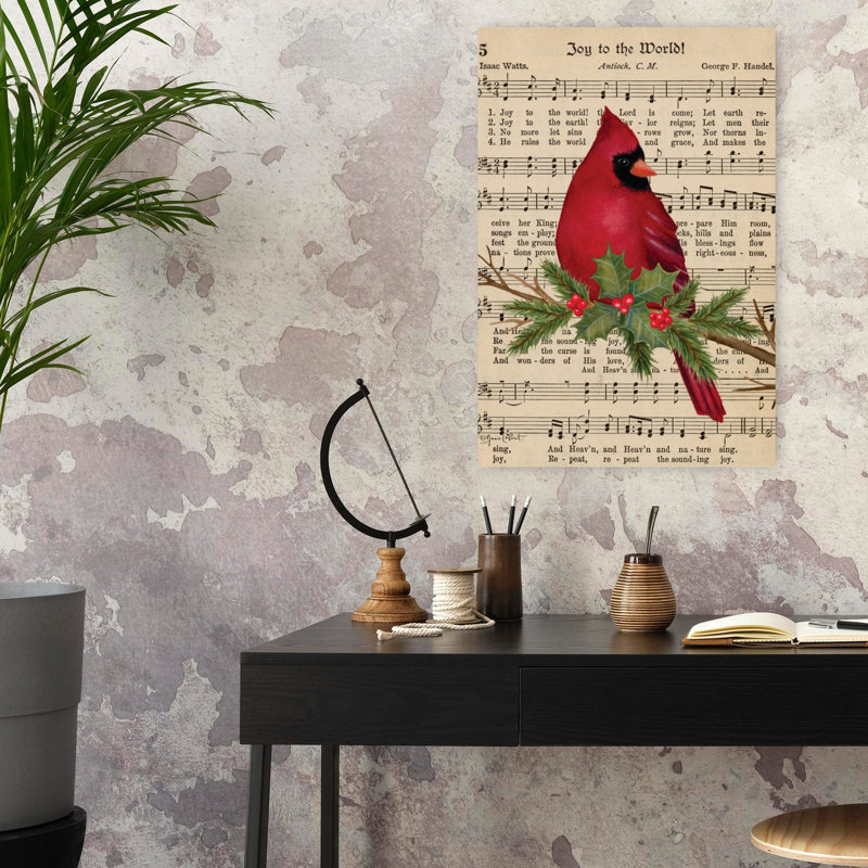 Cardinal Carols Holly, H 24 po x l 16 po