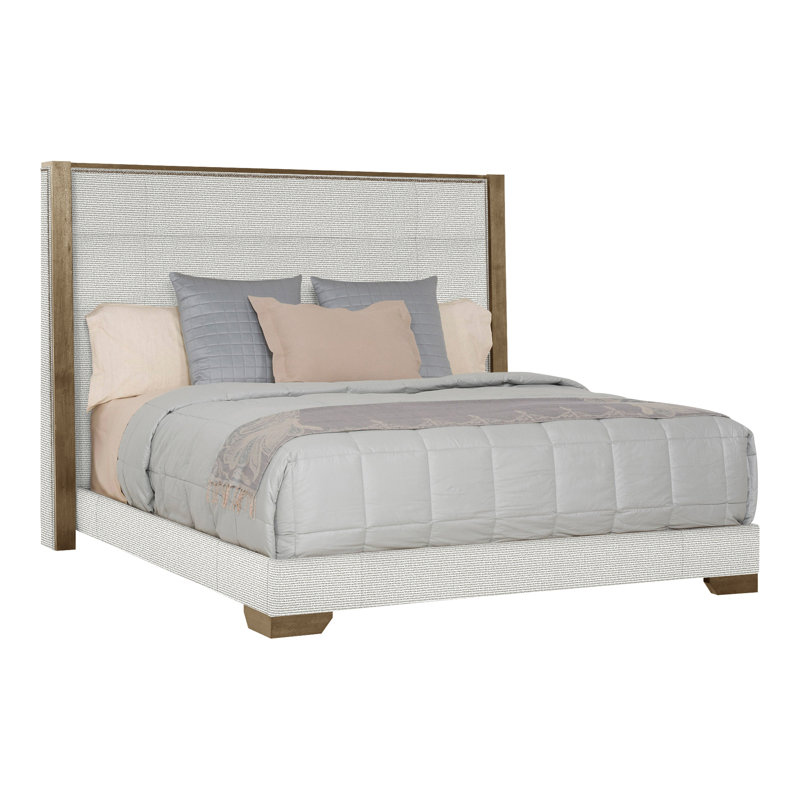 Thom Filicia Home Upholstered Bed, Ian Haze, Wrenn, Queen