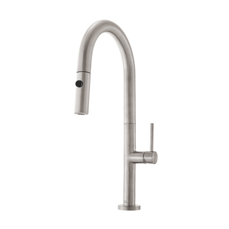 Chalet Single Handle, Pull-Down Kitchen Faucet, Brushed Nickel