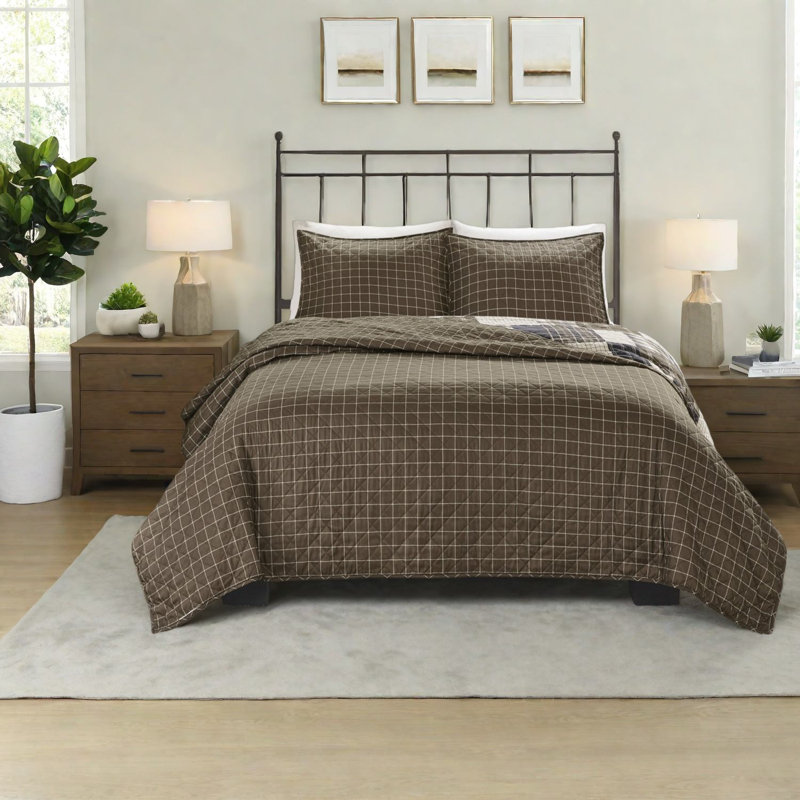 Reversible Bedding Sets, Microfiber Full Queen, Rustic Farmhouse Home