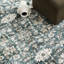 Tapis oriental rectangulaire en polyester lavable à la machine en vert / brun Southstoke-2083152690