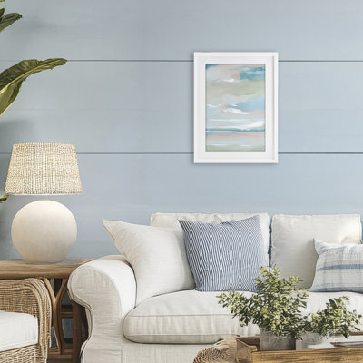 «Seaside Sunrise», reproduction encadrée sous verre, conception de Lera