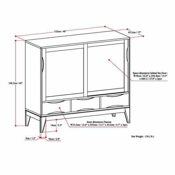 Dimensions du produit
