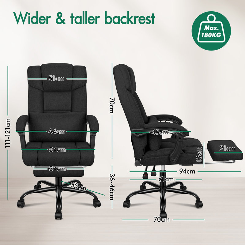 Monkstown Office Chair, Black