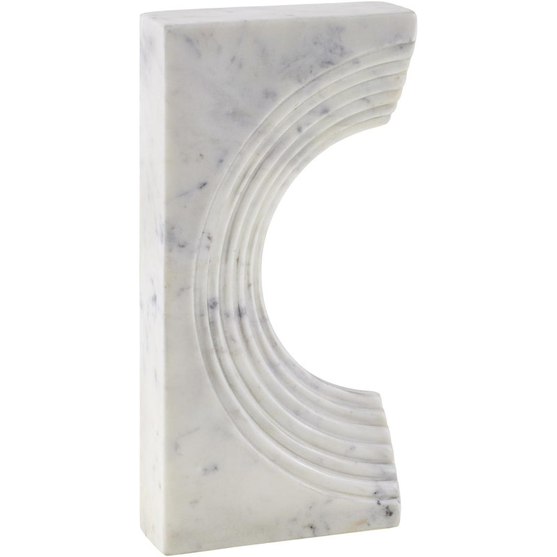 Sculpture décorative Eletise, Blanc
