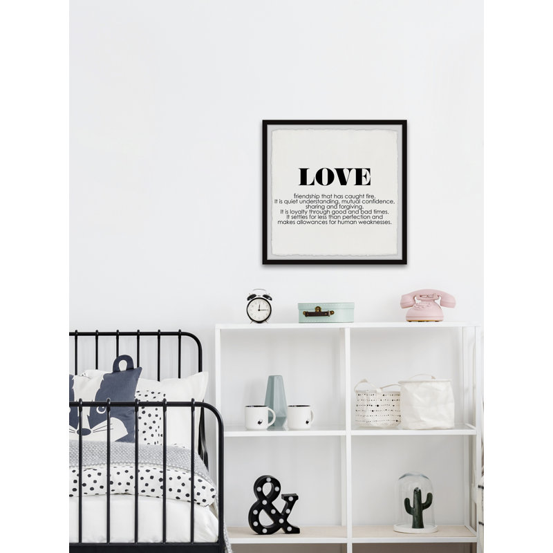 " Love Is " by Marmont Hill, 12" H x 12" W x 1.5" D