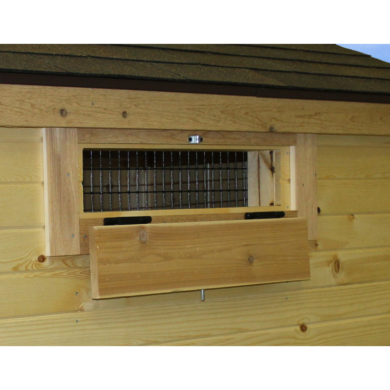 24 Square Feet Chicken Coop with Nesting Box For Up To 8 Chickens