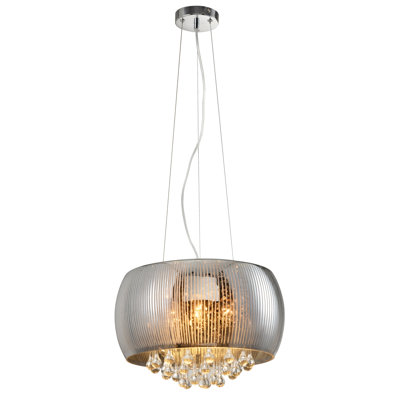 Powers 4 - Light Chrome Single Pendant
