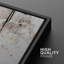 Abstrait effet de peinture grunge gris, graffiti - 2 pièces sur toile-87607459-87607460