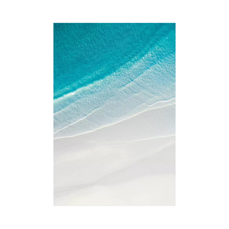 Ocean Split III by Jaxon Roberts - Wrapped Canvas Print, 20.32cm W x 30.48cm H