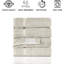 Ensemble de 4 serviettes de bain en coton turc Cambridge -109576435