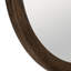 Alaura Solid Wood Round Mirror