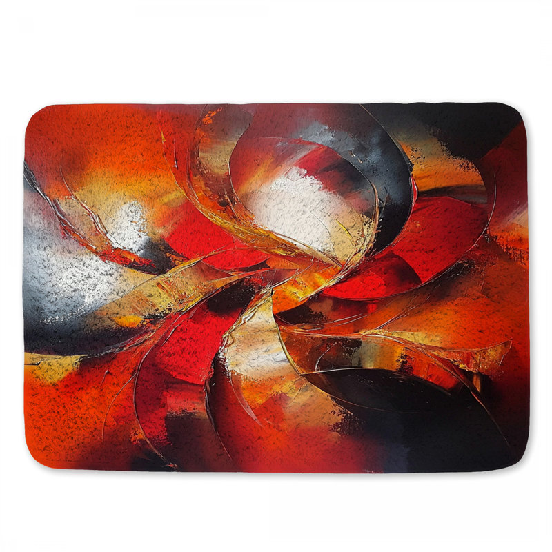 Tapis de bain Fiery, L 24 po x l 17 po