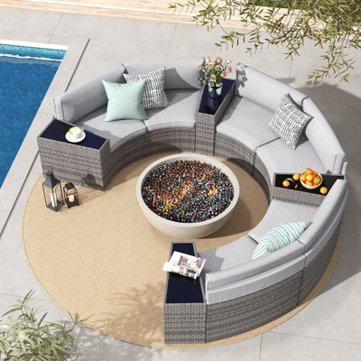 6 - Person Seating Group With Cushions
