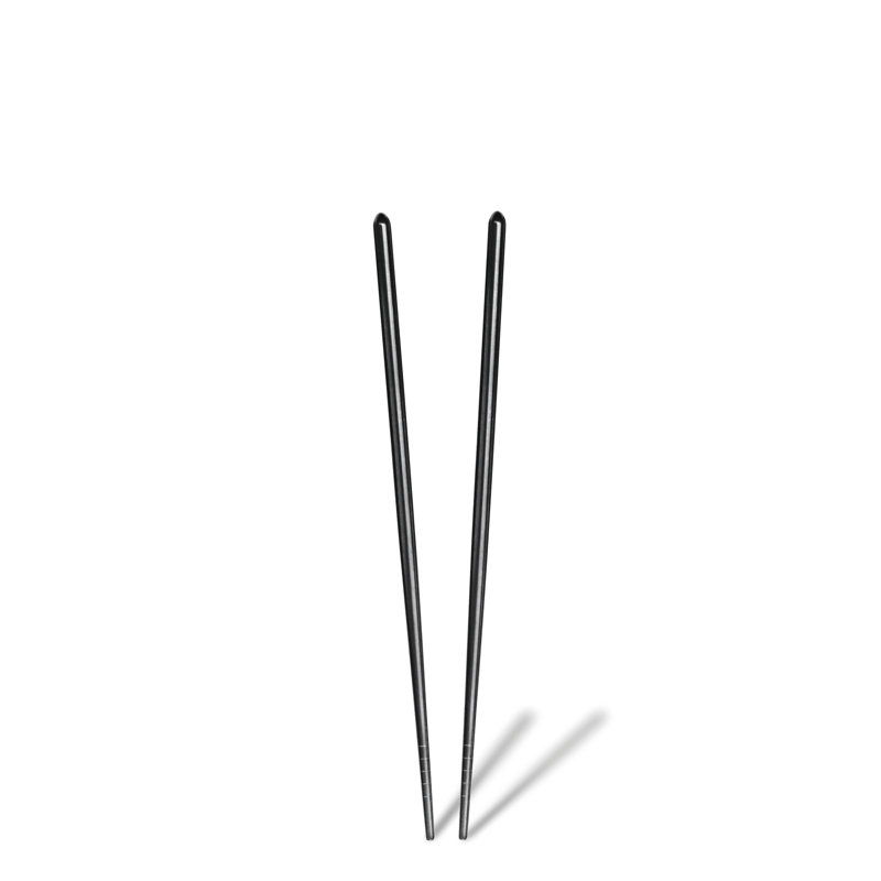 CHOPSTICKS Stainless Steel Chopsticks, Black Gold