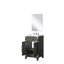 Meuble-lavabo simple.  Ensemble de comptoir, miroir et robinet en acrylique-1054952597