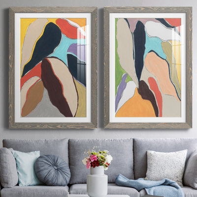 " Botanical Revisit I " 2 - Pieces