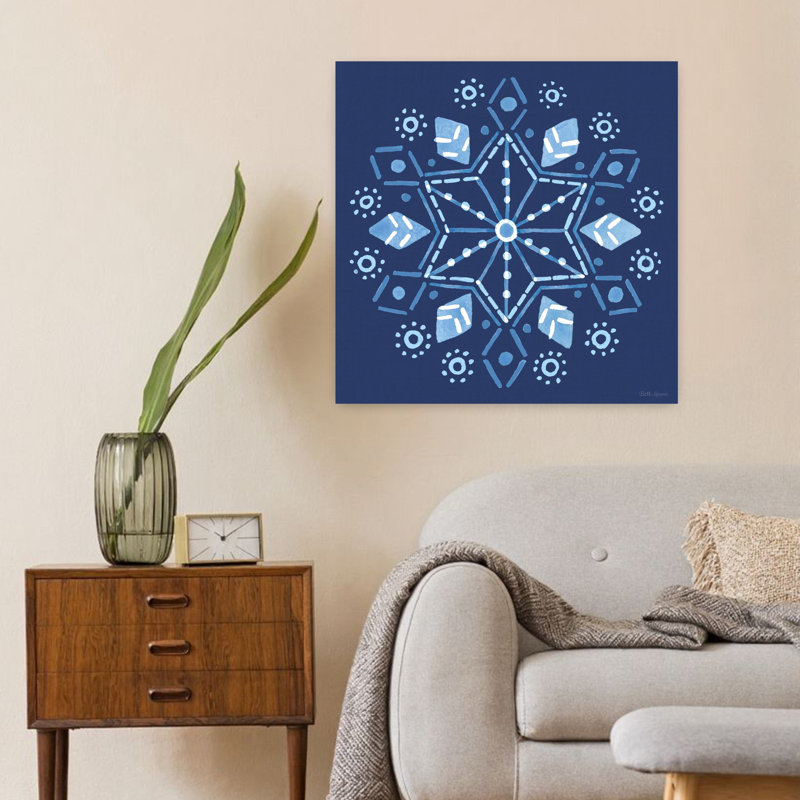 Paysage d'hiver contemporain Winter Sparkle, H 24 po x l 24 po