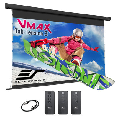 Écran de projection électrique 4K UHD VMAX Tab-Tension 3, CineGrey