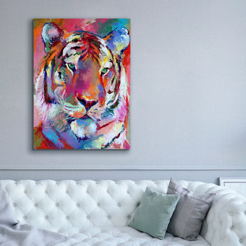 «Tiger 4» par Richard Wallich, H 54 po x l 40 po x P 1,5 po