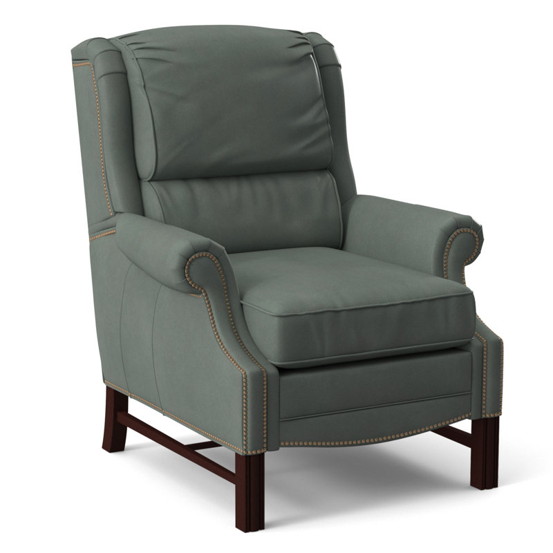 Alta Recliner, #9 Natural, Rio Mineral Genuine Leather, Mahogany