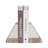 Jacia Stone Marble Bookends - Modern Geometric Decorative Accent with Heavyweight Pyramid Design, Elegant Home Decor