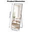 Miroir de plancher pleine longueur en aluminium-1309408027