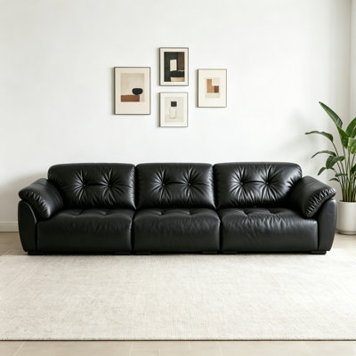 Simple, Retro and Fashionable Black Sofa
