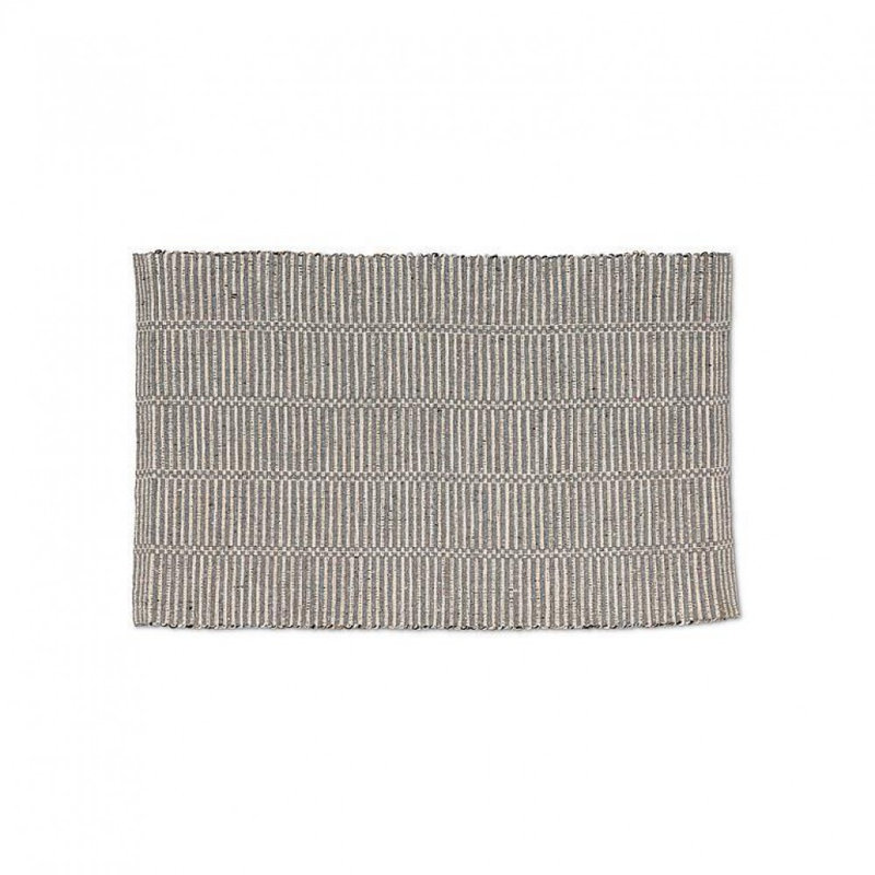 Broken Stripe Pattern Mat Rug